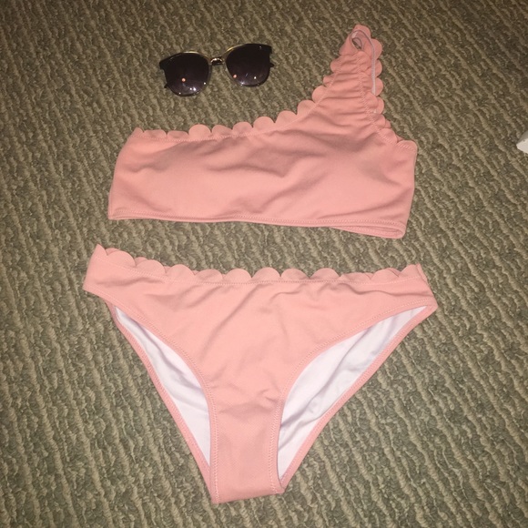 cupshe one shoulder bikini